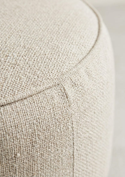 Nova Round Pouf Ottoman Stool