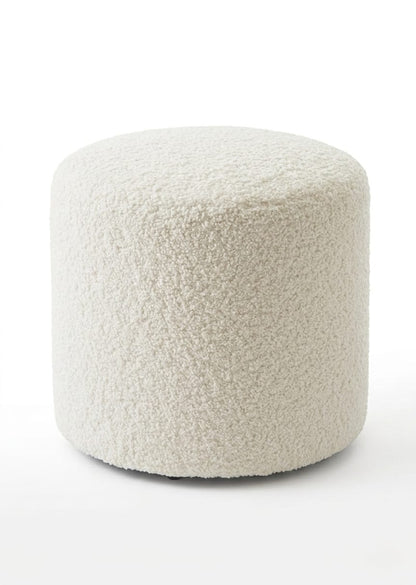Cloud Bouclé Ottoman Stool