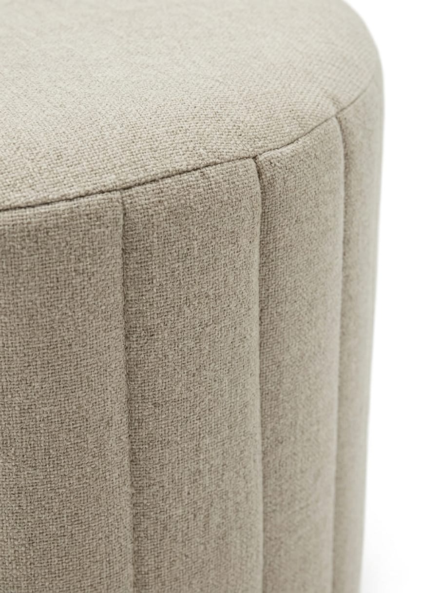 Luna Round Ottoman Stool for Living Room