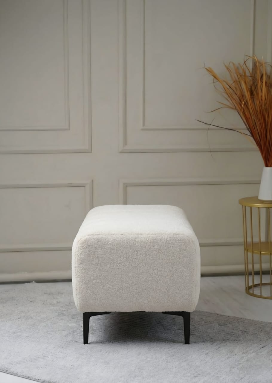 Aria Upholstered Ottoman Chair Lounge Stool
