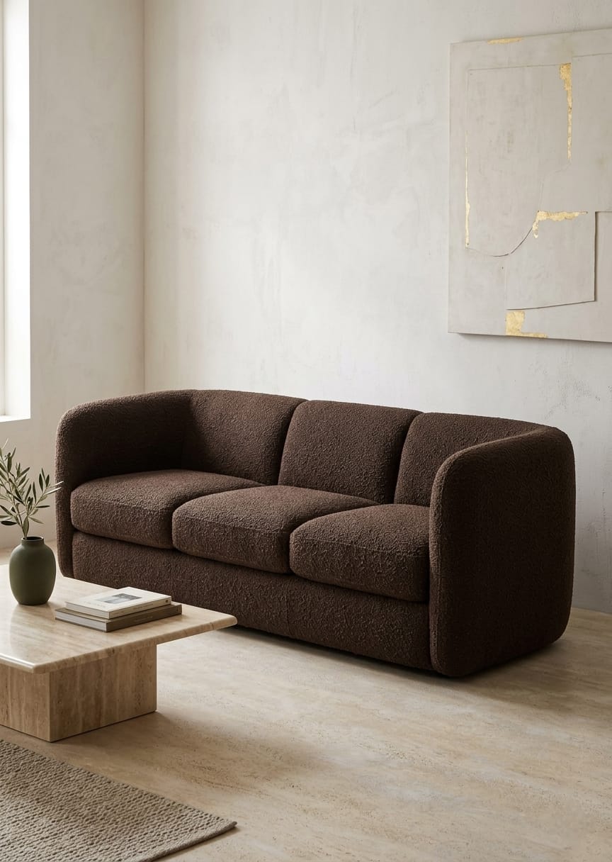 Nova Curved Three Seater Sofa Set for Living Room