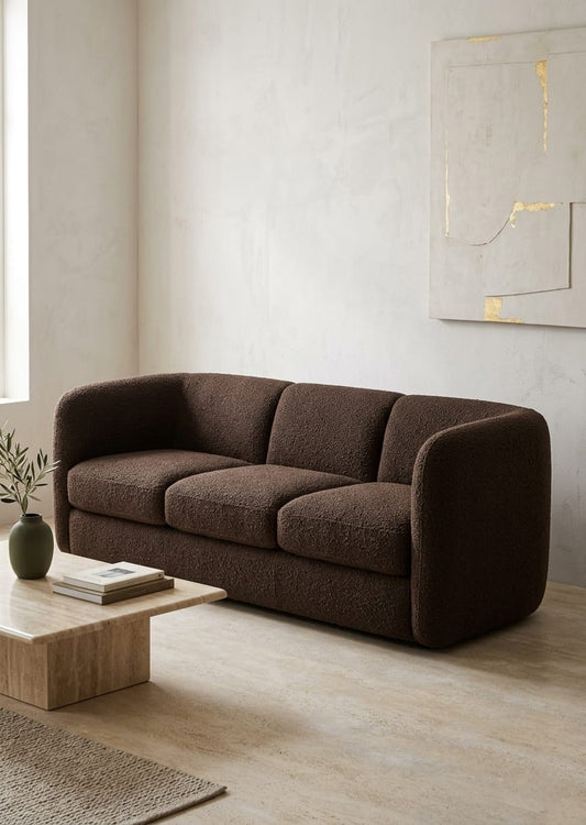 Nova Curved Three Seater Sofa Set for Living Room