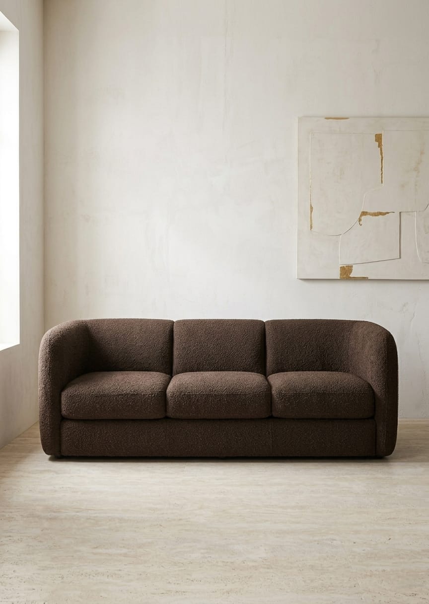 Nova Curved Three Seater Sofa Set for Living Room
