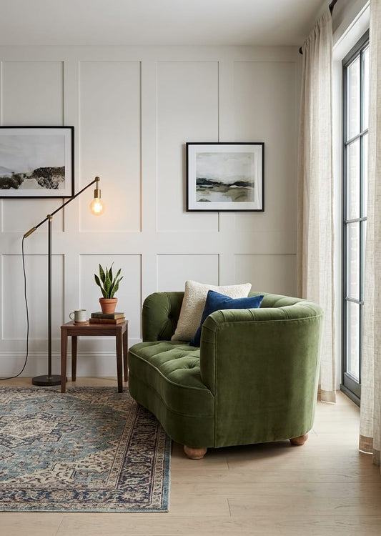 Emerald Chesterfield 2 Seater Sofa Set for Living Room