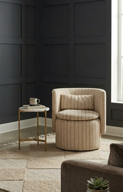 Luna Swivel Ottoman Chair Lounge for Living Room