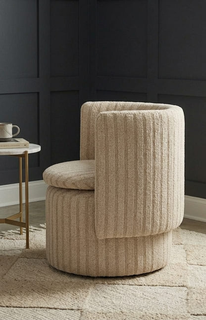 Luna Swivel Ottoman Chair Lounge for Living Room