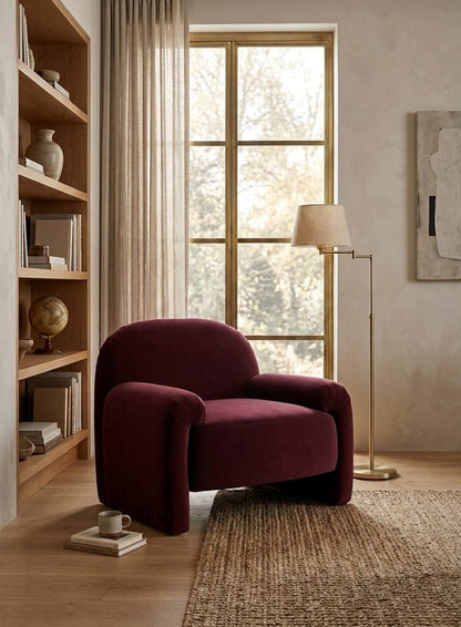 Ruby Luxe Modern Single Sofa Chair