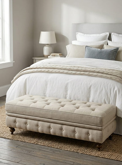 Elara Tufted Storage Bedroom Bench Seat