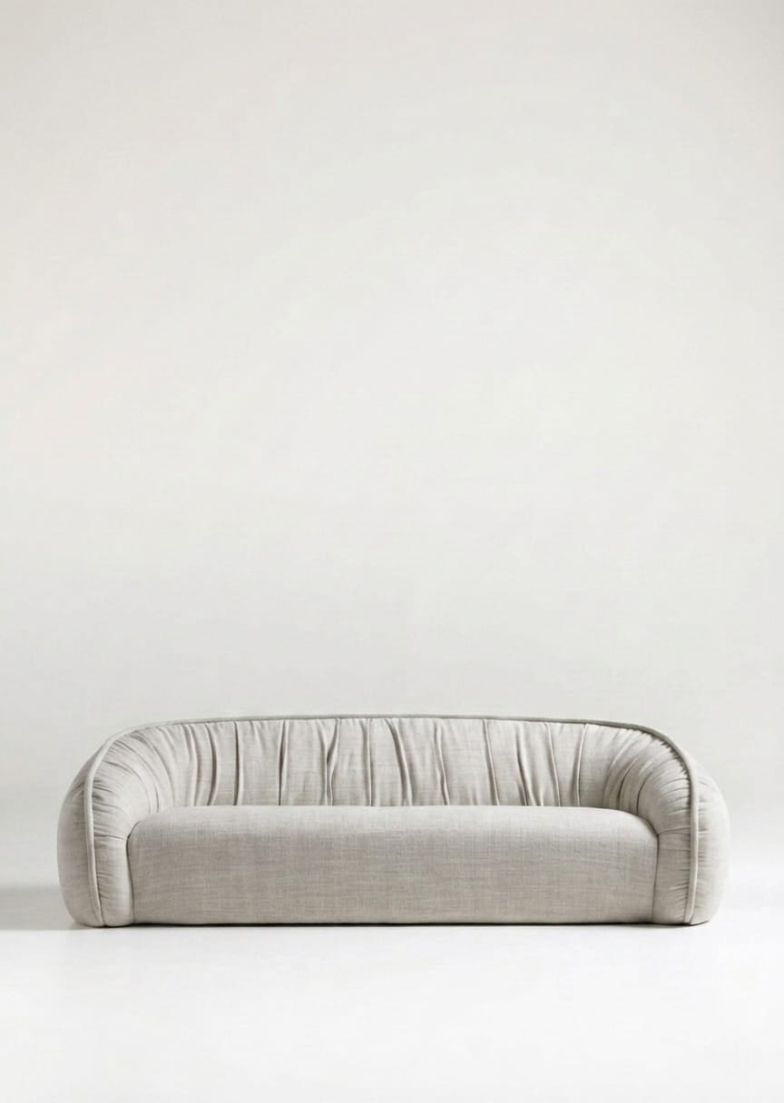 Aurelle Curve Three Seater Sofa Set