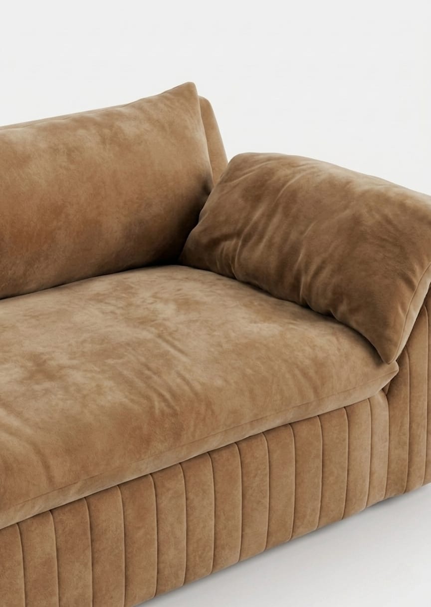 Verona Plush 3 Seater Sofa Set