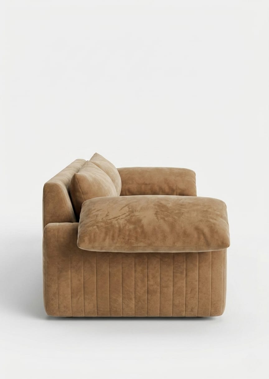 Verona Plush 3 Seater Sofa Set