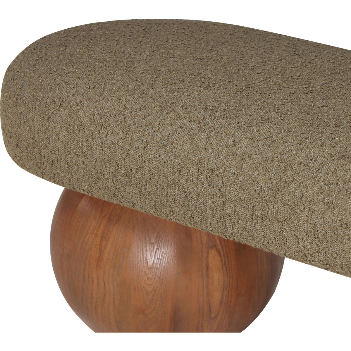 OrbBase Modern Wooden Ottoman Bedroom Bench