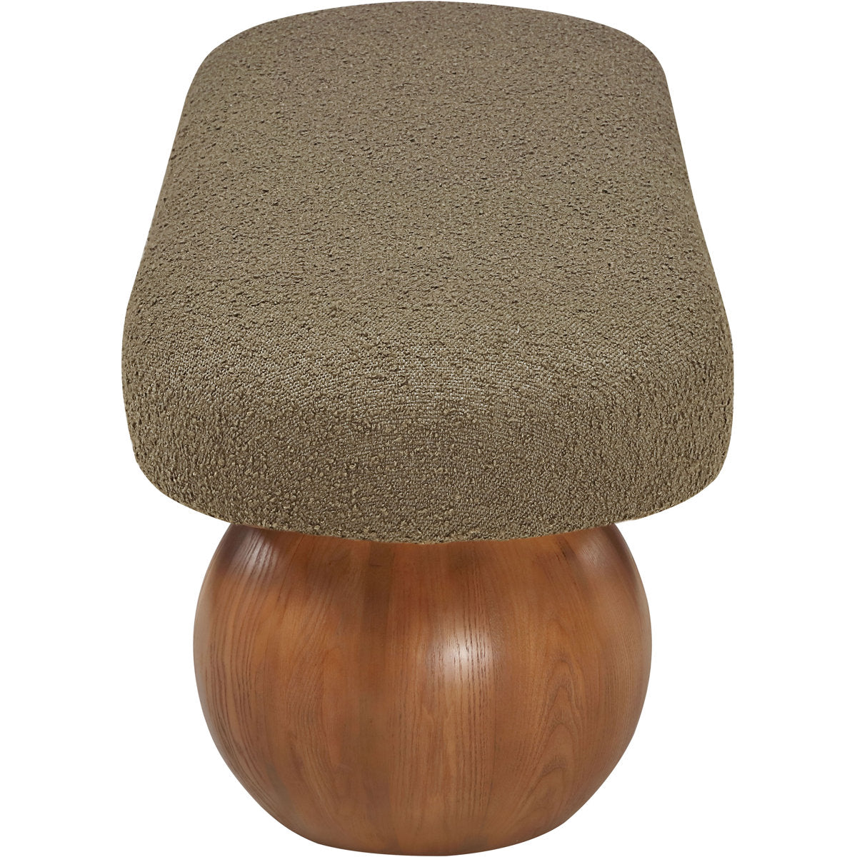 OrbBase Modern Wooden Ottoman Bedroom Bench