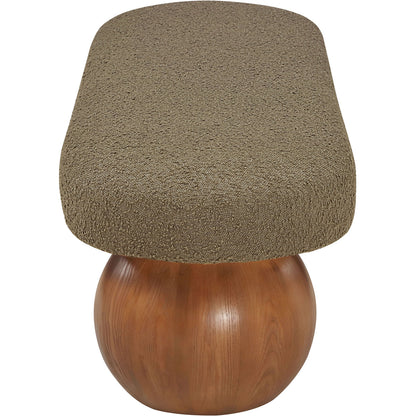 OrbBase Modern Wooden Ottoman Bedroom Bench