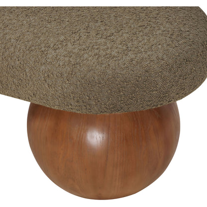 OrbBase Modern Wooden Ottoman Bedroom Bench