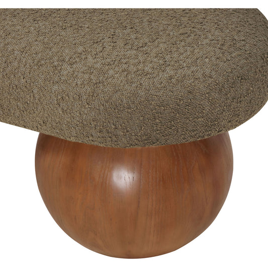 OrbBase Modern Wooden Ottoman Bedroom Bench