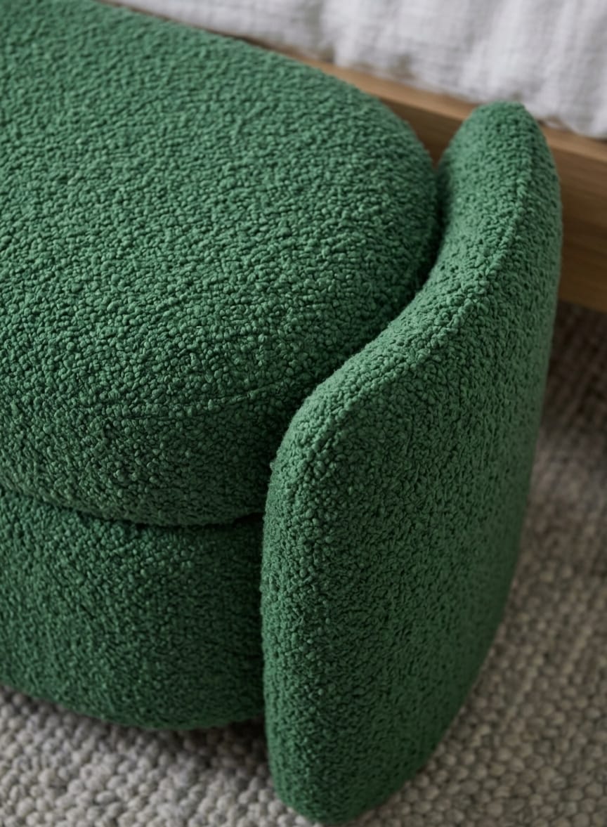 Verde Modern Storage Ottoman Bed Bench