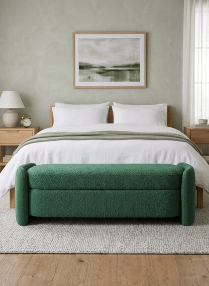 Verde Modern Storage Ottoman Bed Bench
