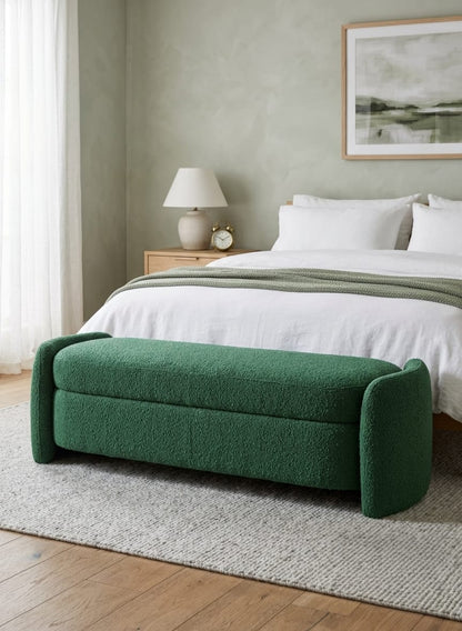 Verde Modern Storage Ottoman Bed Bench