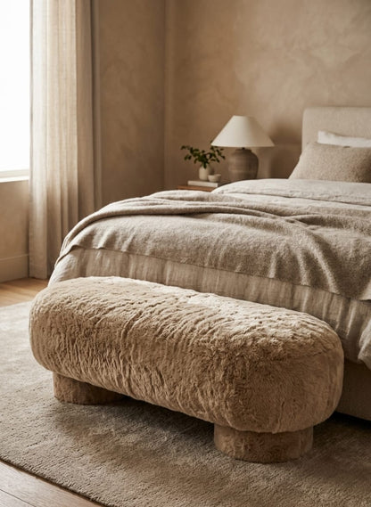 Cloud Plush Bedroom Bench