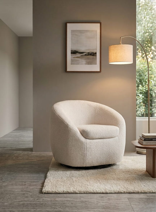 Marshmallow Boucle Lounge Chair