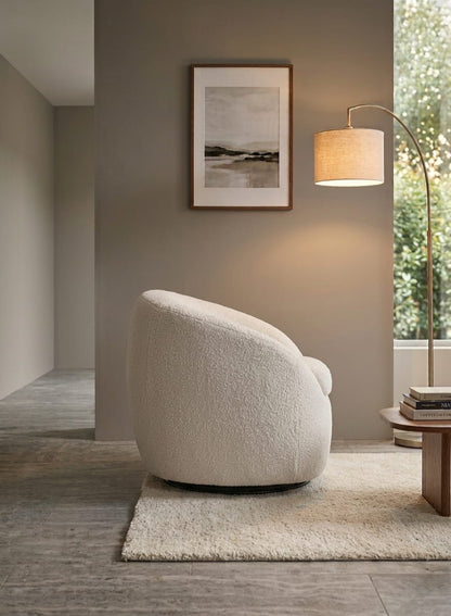 Marshmallow Boucle Lounge Chair