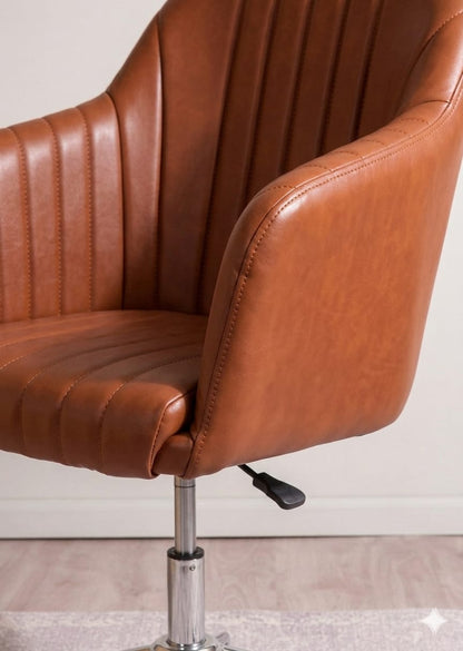 Monarch Leatherette Lounge Chair