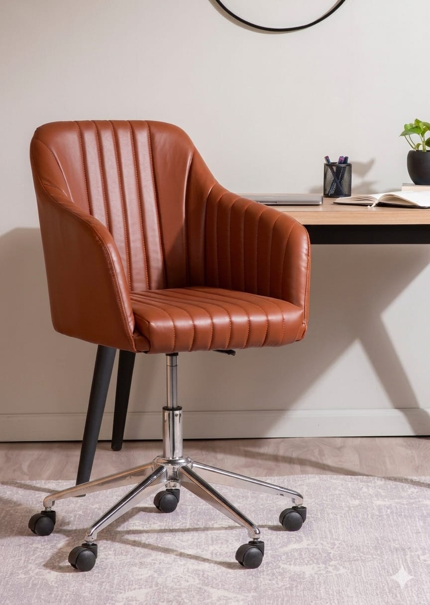 Monarch Leatherette Lounge Chair