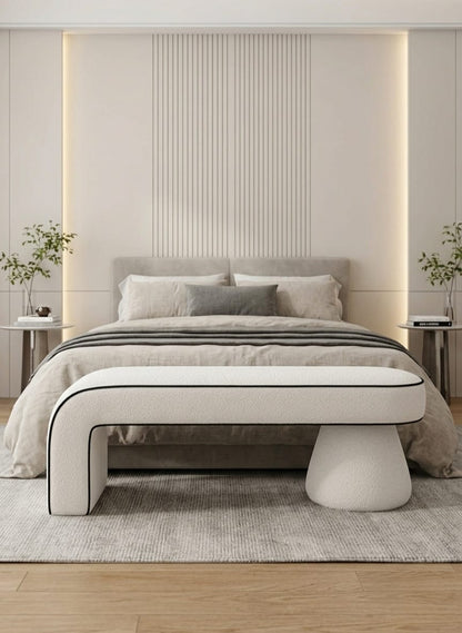 Nova Curved Bedroom Bench