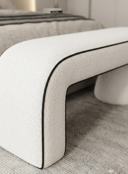Nova Curved Bedroom Bench