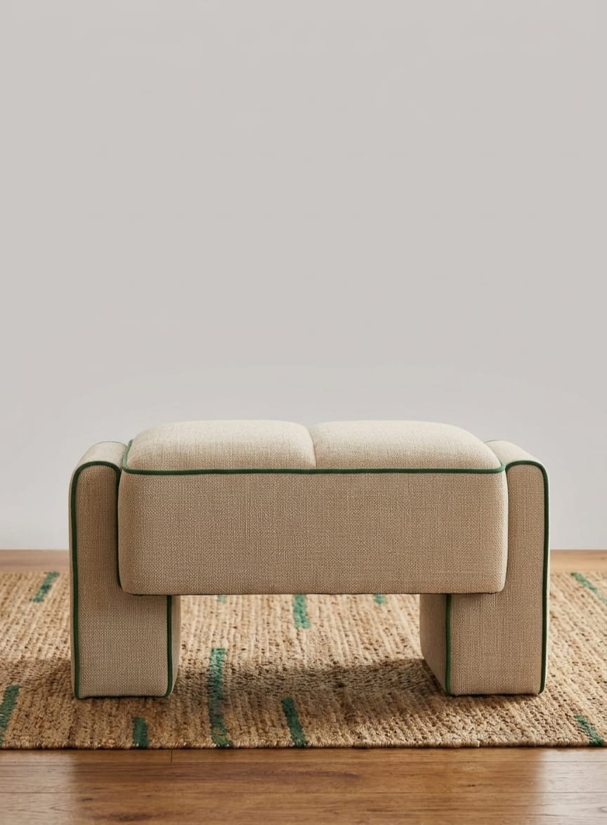 Verde Modern Ottoman Stool