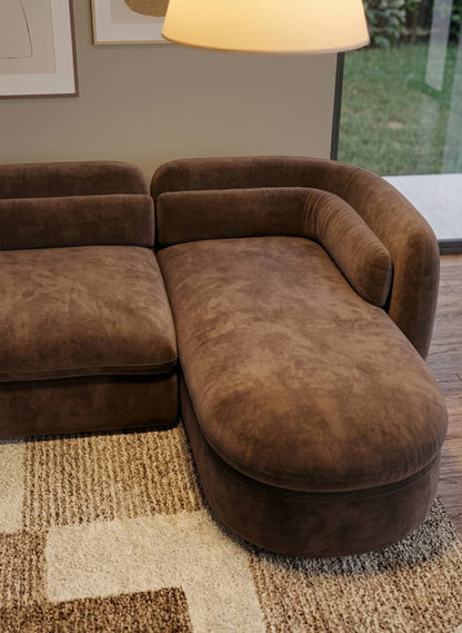 Harlow Curved Three Seater Sofa Set
