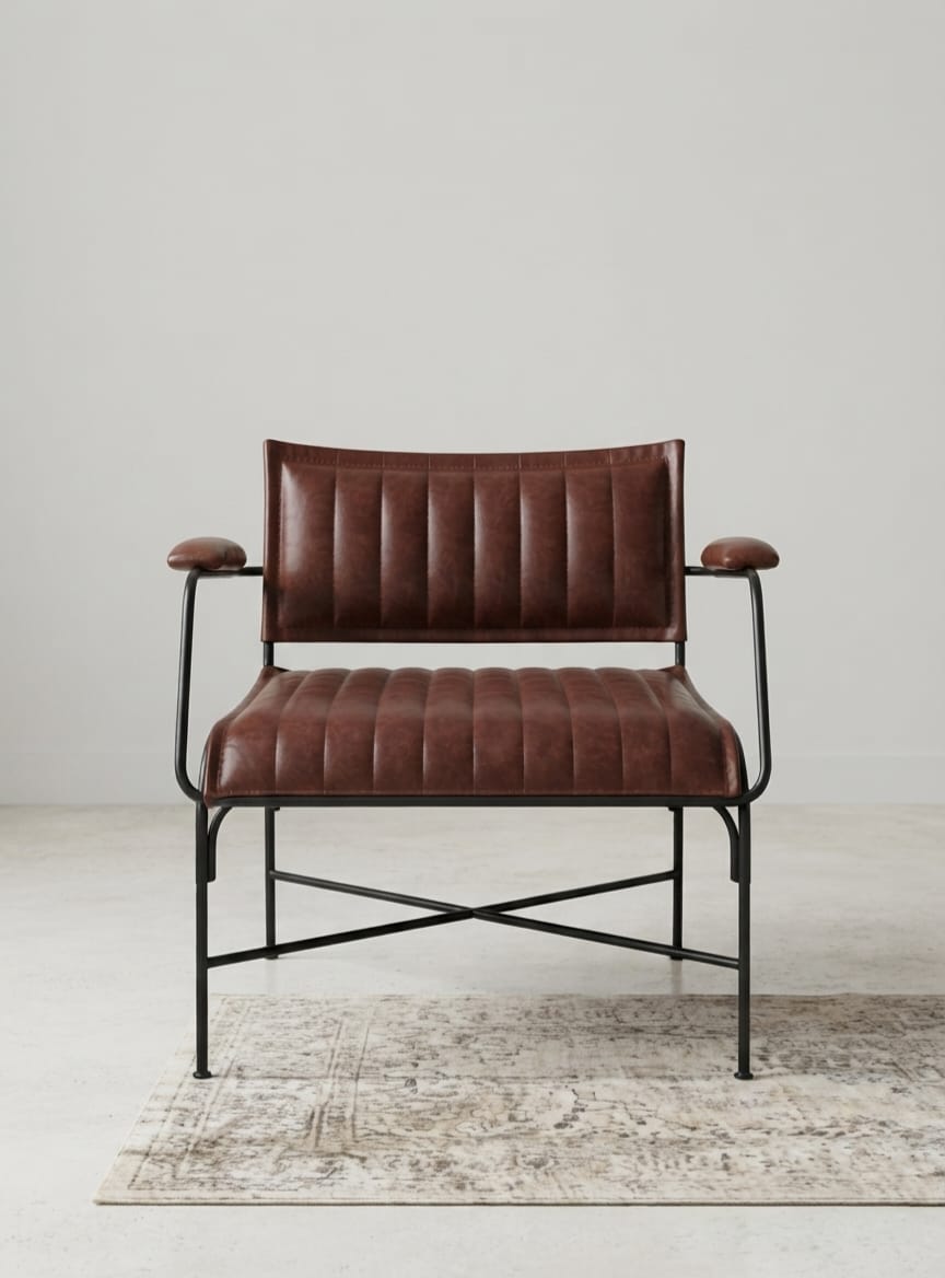 Hudson Leather Lounge Chair