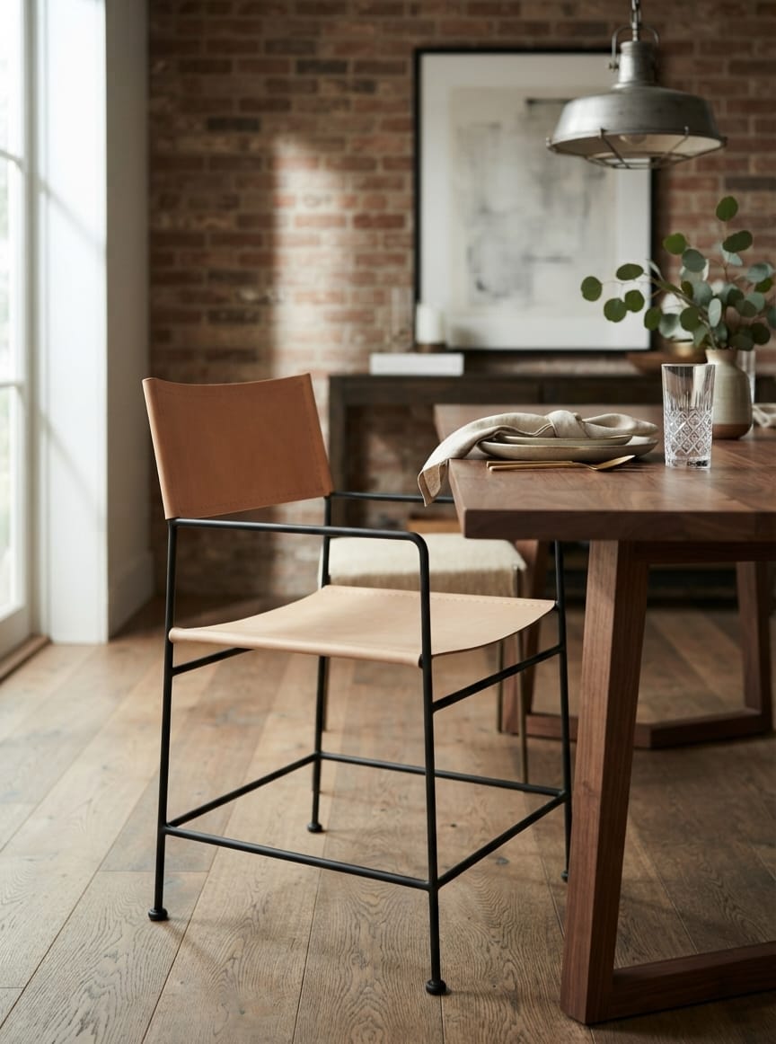 Aurelio Leather Dining Chair