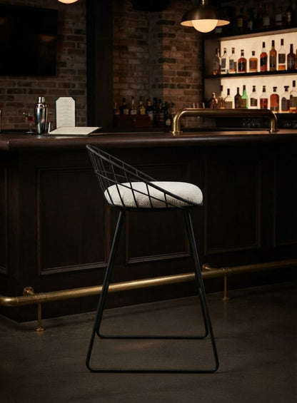 Aero Wire Luxe Bar Chair