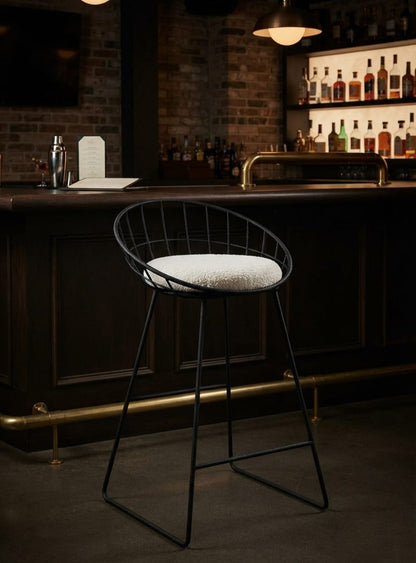 Aero Wire Luxe Bar Chair