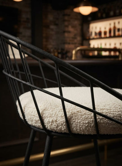 Aero Wire Luxe Bar Chair