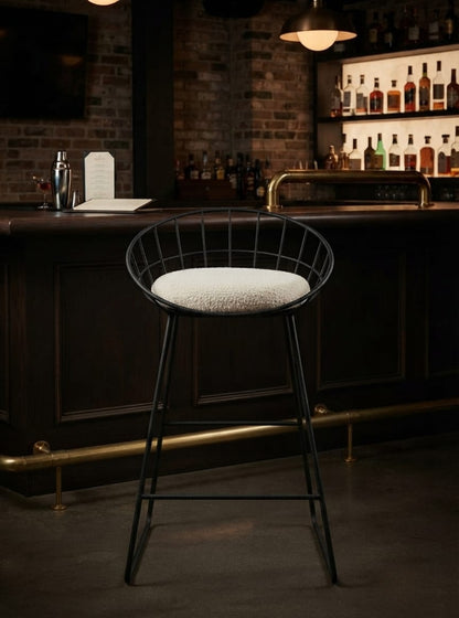 Aero Wire Luxe Bar Chair