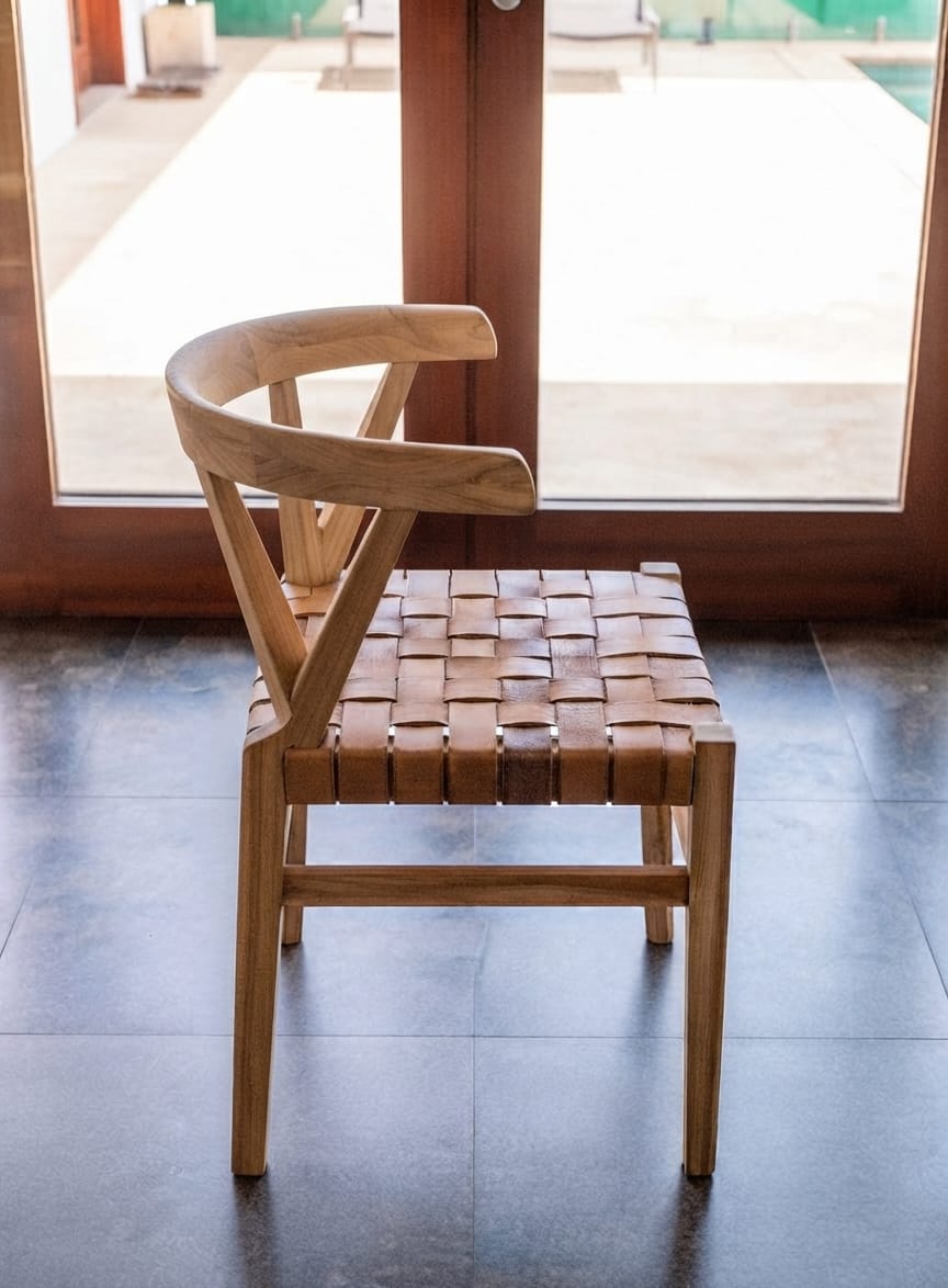 Arvora Woven Wooden Dining Chair