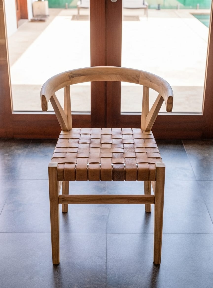 Arvora Woven Wooden Dining Chair