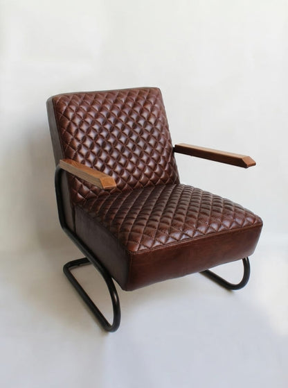 Aurelio Heritage Leather Lounge Chair