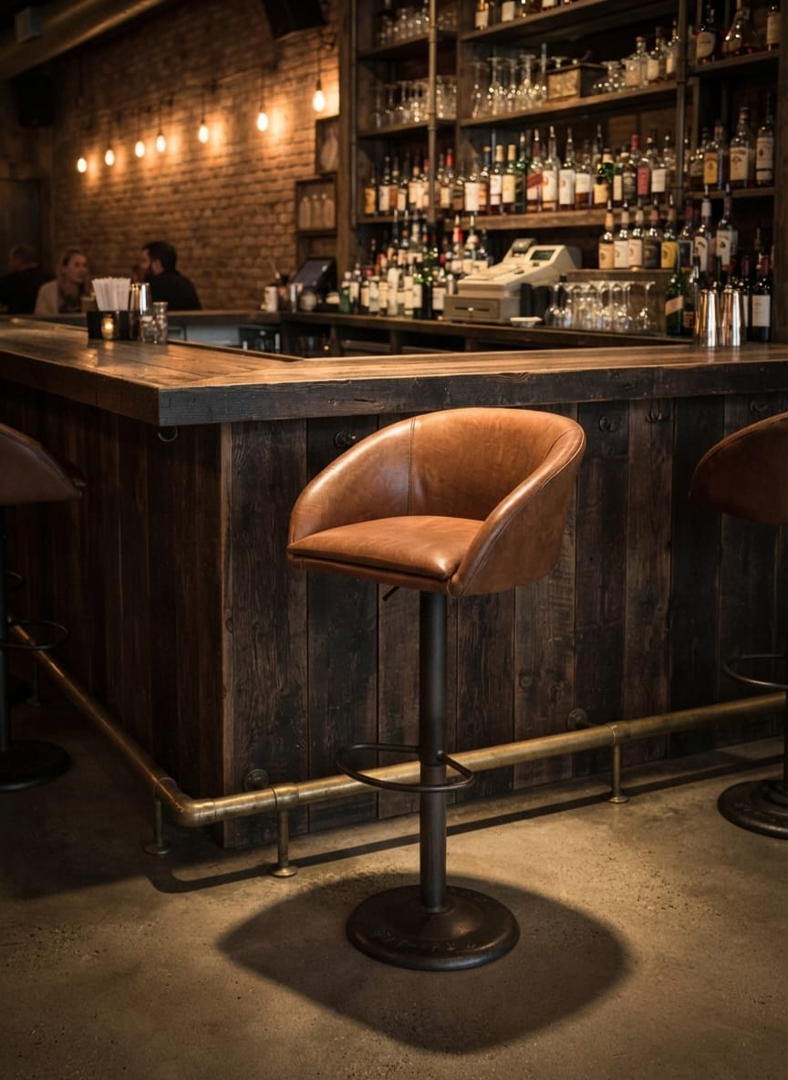 Avelon Luxe Swivel Bar Chair