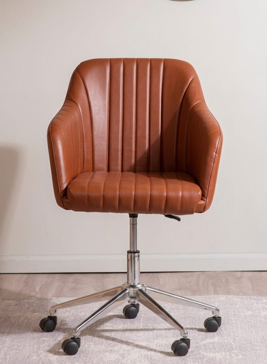 Monarch Leatherette Lounge Chair