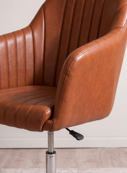 Monarch Leatherette Lounge Chair