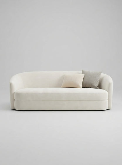 Lunelle Curved Three Seater Sofa