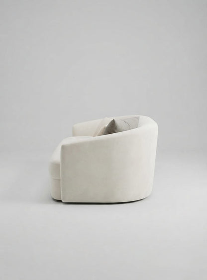 Lunelle Curved Three Seater Sofa
