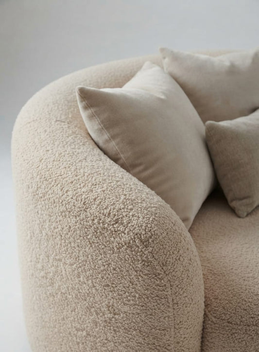 Sienna Bouclé Three Seater Sofa