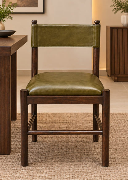 Arden Olive Luxury Wooden Dining Chair