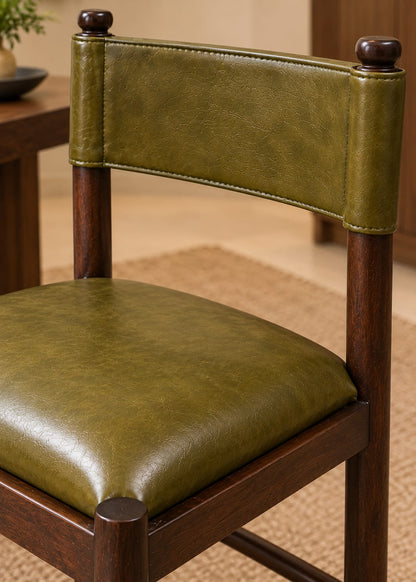 Arden Olive Luxury Wooden Dining Chair