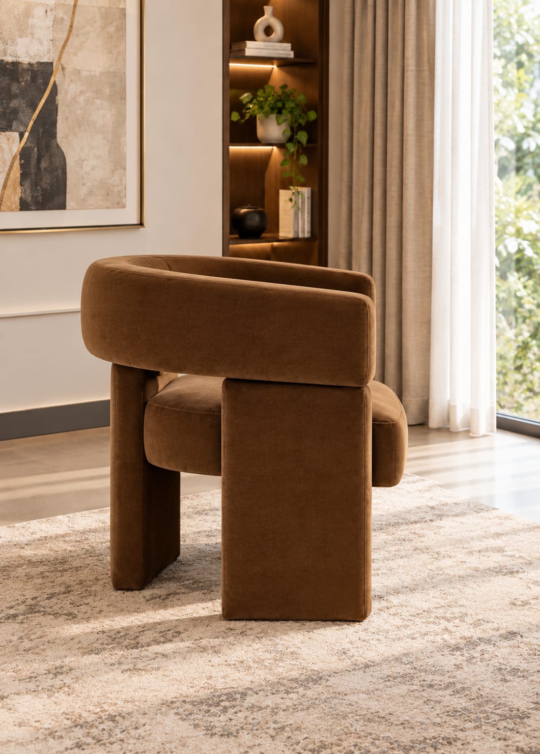 Luxury Truffle Horizon Tub Chair